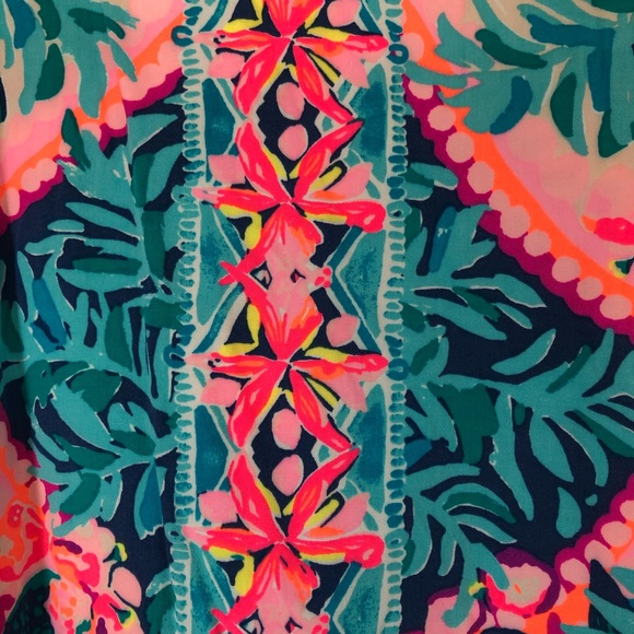 Lilly Pulitzer Tropical Print Romper 00 - Picture 3 of 5